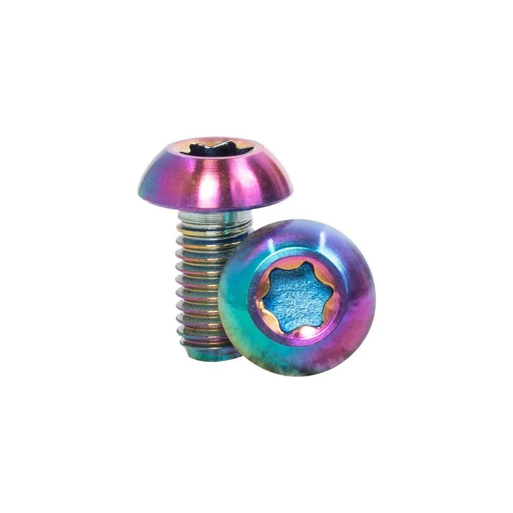 M5X10 Electric Scooter Disc Brake Rotor Bolt Titanium Rotor Fixing - VirtuousWares:Global