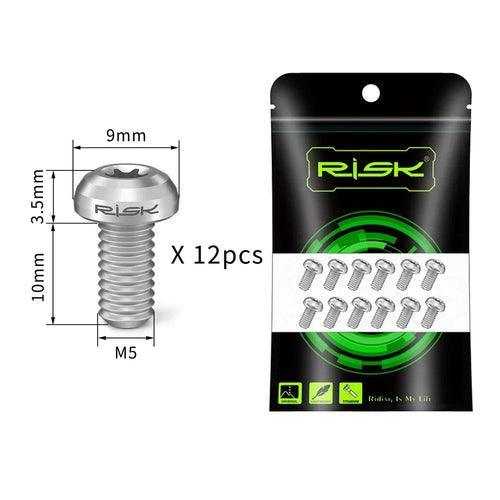 M5X10 Electric Scooter Disc Brake Rotor Bolt Titanium Rotor Fixing - VirtuousWares:Global