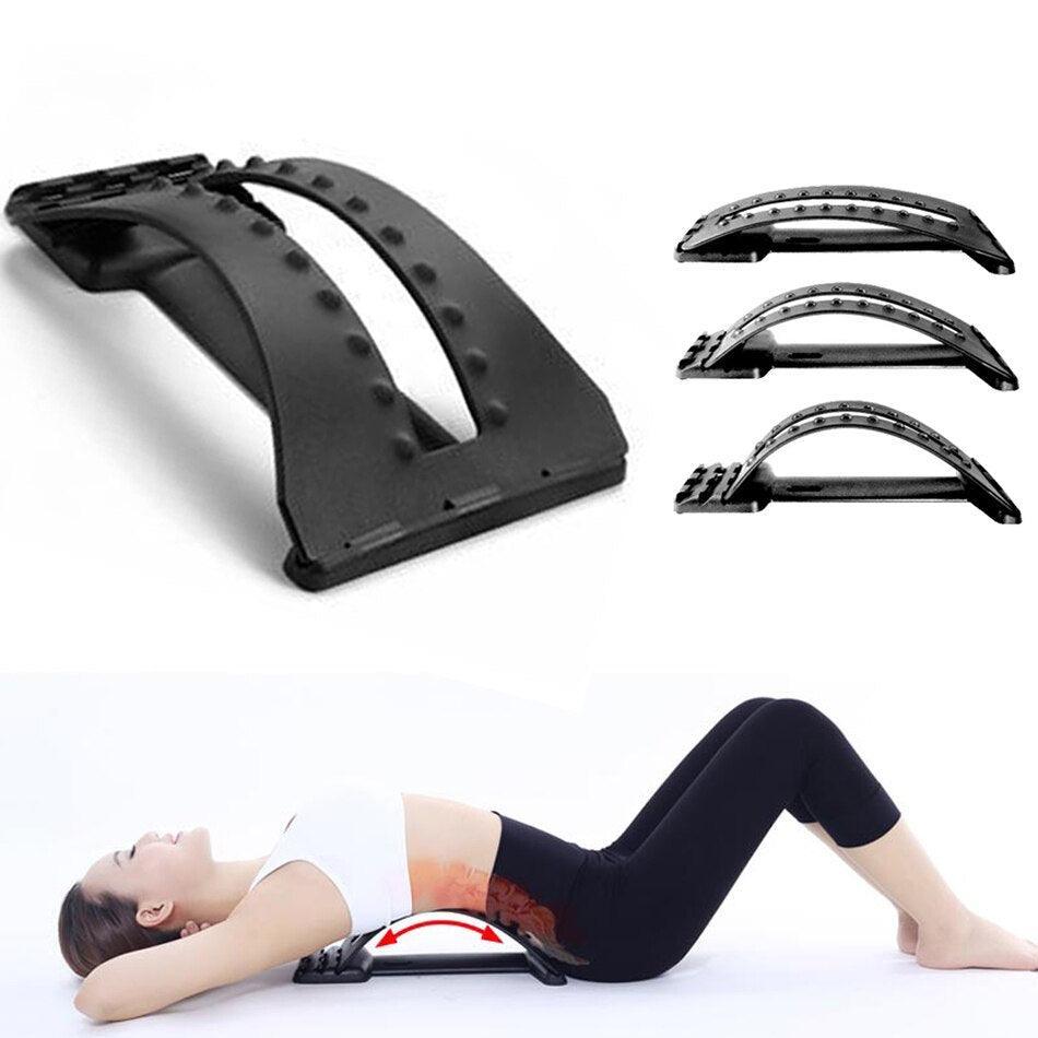 Magic Back Stretcher Lumbar Support Massage Device For Upper And Lower - VirtuousWares:Global