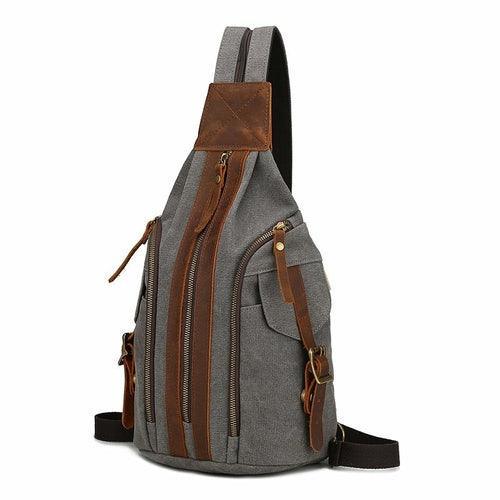 Male Multifunctional Retro Canvas Crossbody Bag - VirtuousWares:Global