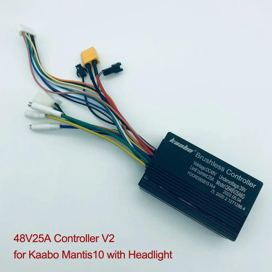 Mantis10 48V25A Sine Wave Brushless Controller 800W Hall Motor Kaabo - VirtuousWares:Global