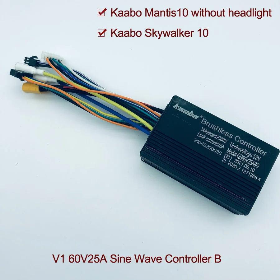 Mantis10 60V25A Controller Sine Wave 1000W*2 Hall Motor Kaabo Mantis - VirtuousWares:Global