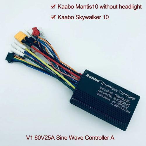 Mantis10 60V25A Controller Sine Wave 1000W*2 Hall Motor Kaabo Mantis - VirtuousWares:Global