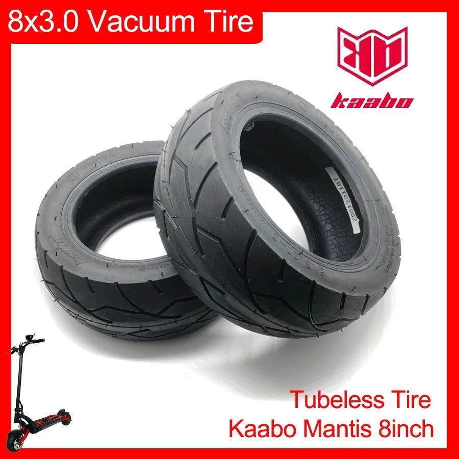 Mantis8 Vacuum Tire 8x3.0 Tubeless Tyre Original Parts Kaabo Mantis - VirtuousWares:Global