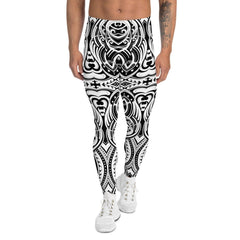 Maori Tattoo Inspired Leggings for Men - VirtuousWares:Global