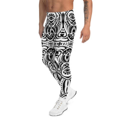 Maori Tattoo Inspired Leggings for Men - VirtuousWares:Global