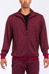 Marbled Light Weight Active Track Jacket - VirtuousWares:Global