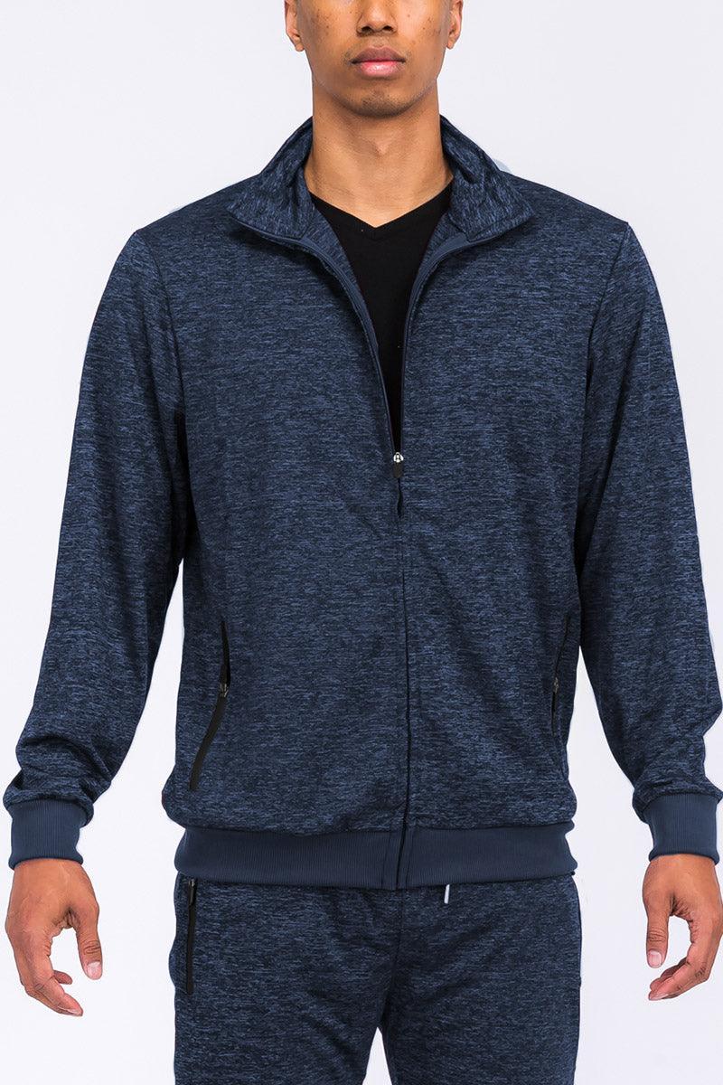 Marbled Light Weight Active Track Jacket - VirtuousWares:Global