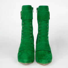 Marta • Green Suede - VirtuousWares:Global