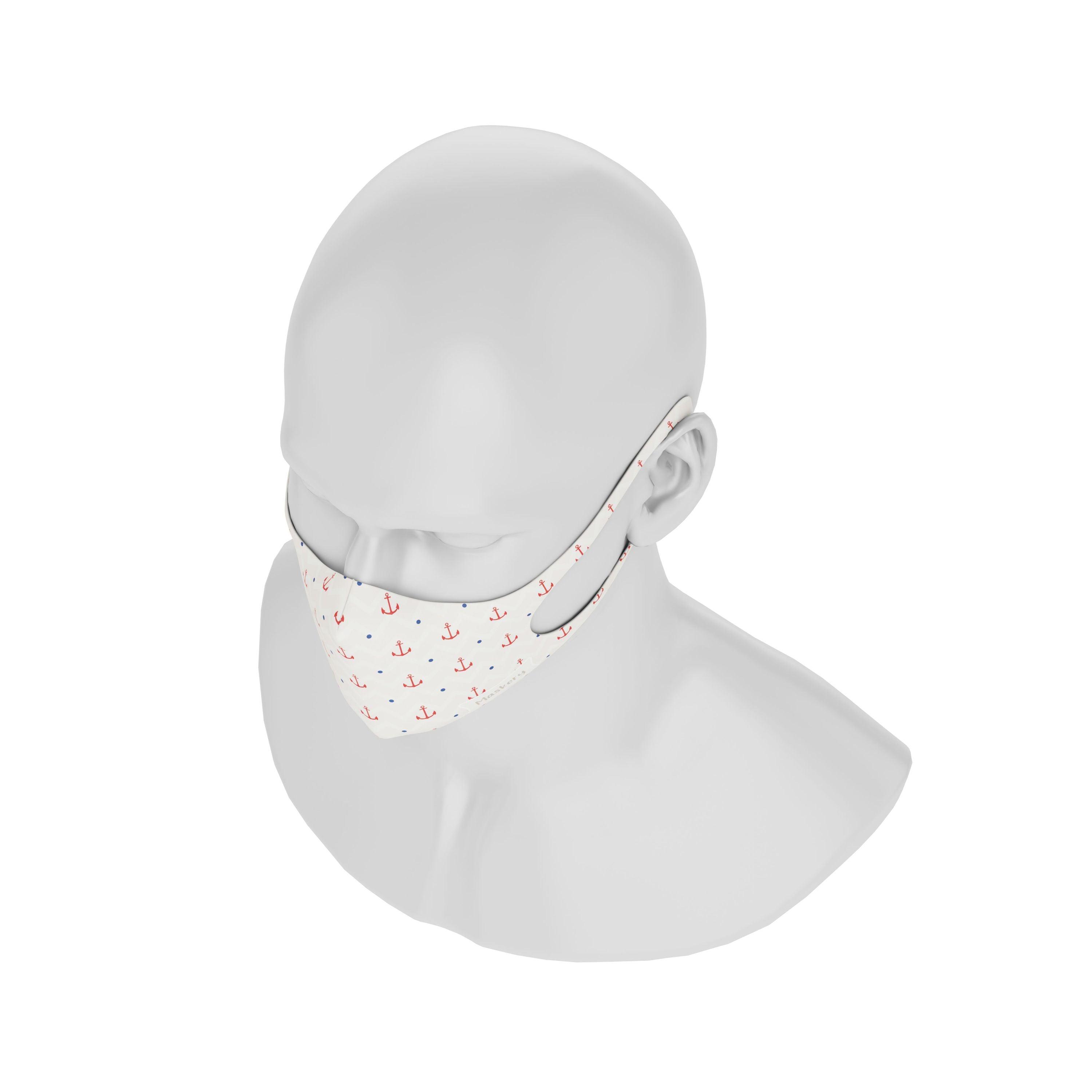 Maskery Design Face Mask Sailor - VirtuousWares:Global