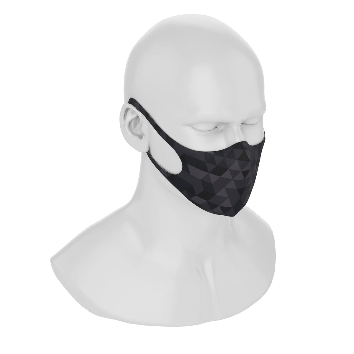 Maskery Design Face Mask Triangle of Black Shades - VirtuousWares:Global