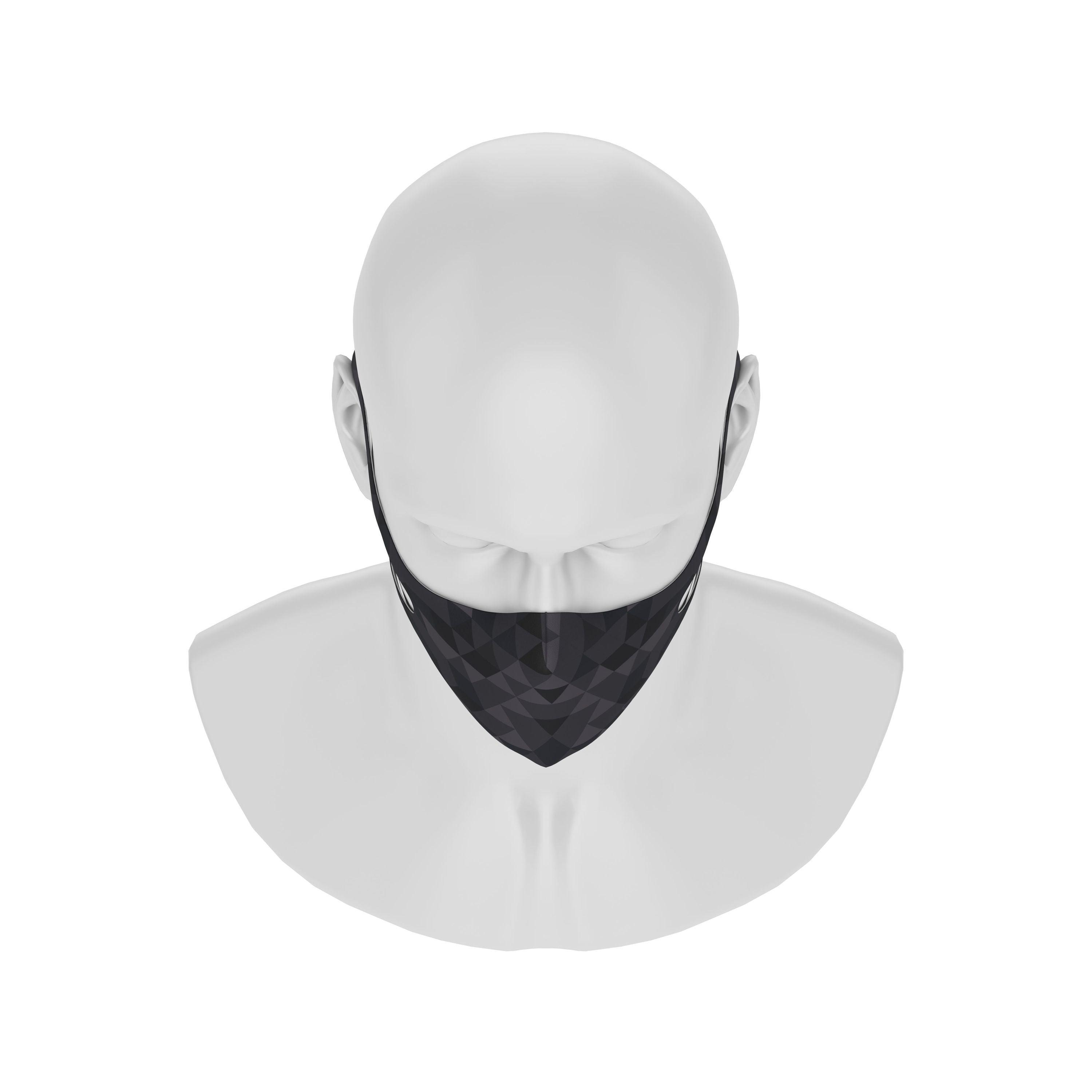 Maskery Design Face Mask Triangle of Black Shades - VirtuousWares:Global