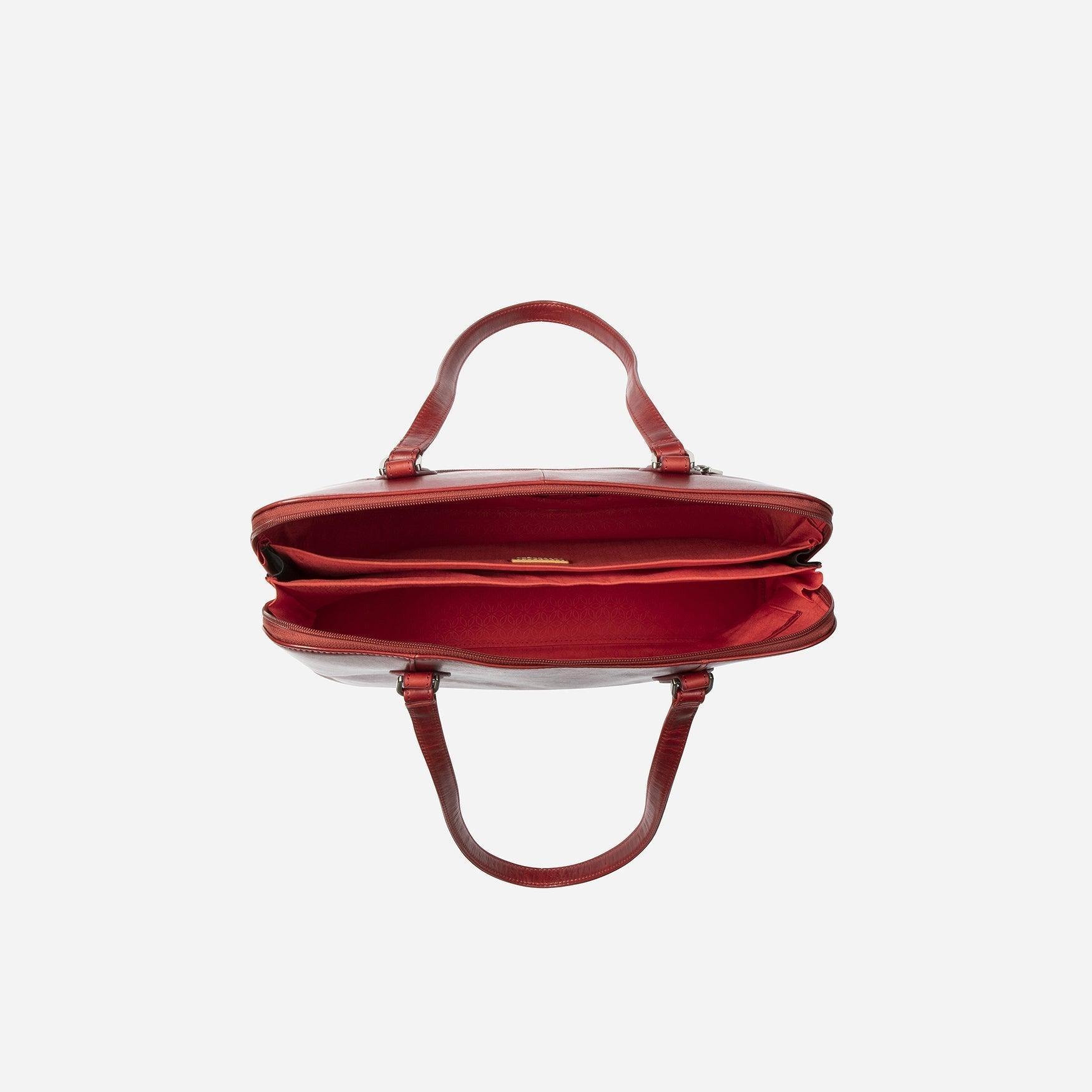 Medium Leather Laptop Handbag, Rust - VirtuousWares:Global