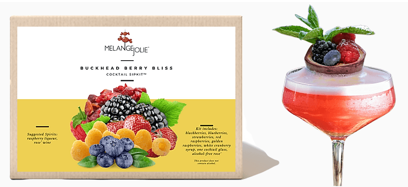 Mélange Jolie Buckhead Berry Bliss Cocktail SipKit™ (Case of Six) - VirtuousWares:Global