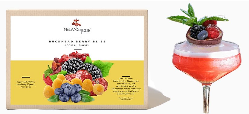 Mélange Jolie Buckhead Berry Bliss Cocktail SipKit™ - VirtuousWares:Global