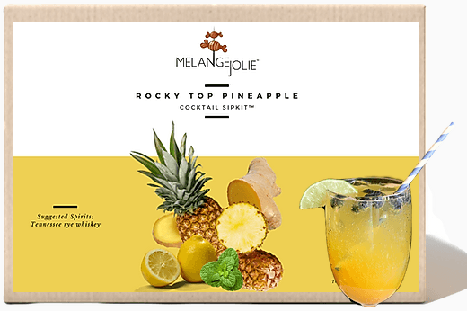 Mélange Jolie Rocky Top Pineapple Cocktail SipKit™ - VirtuousWares:Global