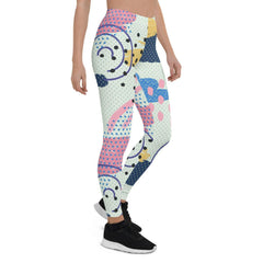 Memphis Pattern Leggings for Women - VirtuousWares:Global