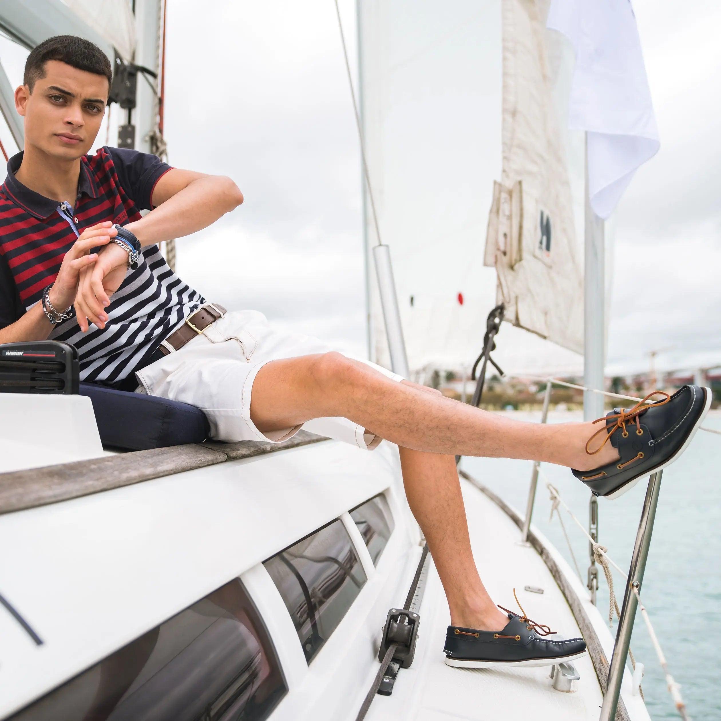 Men Boat Shoe Zlatni - VirtuousWares:Global