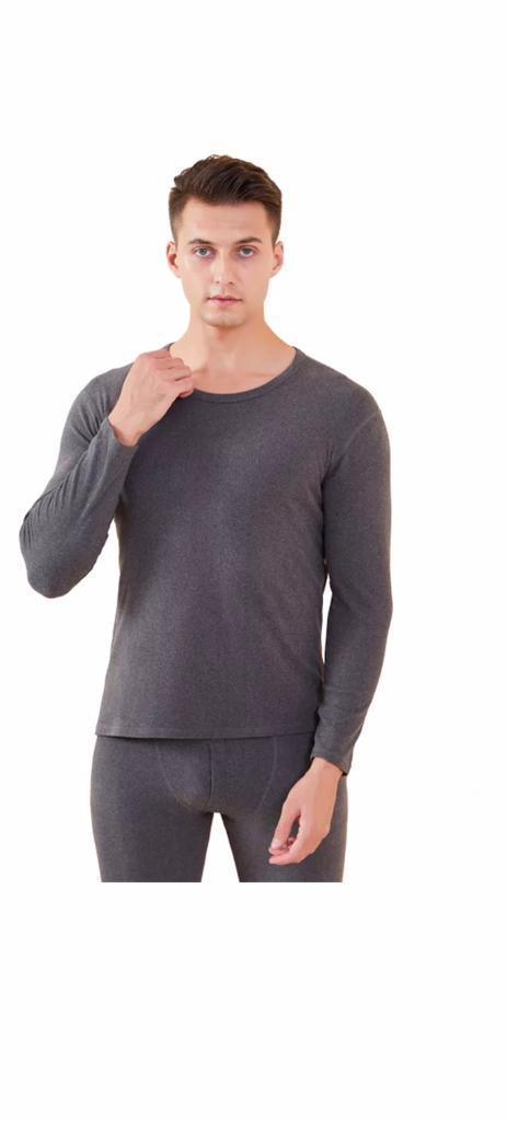 Men's 2-Piece Cotton Thermal Set with Shirt & Pants - VirtuousWares:Global