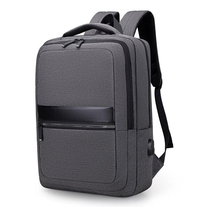 Men's Backpack Multifunction USB Charging Bag Waterproof Oxford Cloth - VirtuousWares:Global