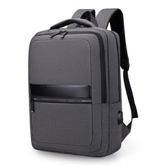 Men's Backpack Multifunction USB Charging Bag Waterproof Oxford Cloth - VirtuousWares:Global