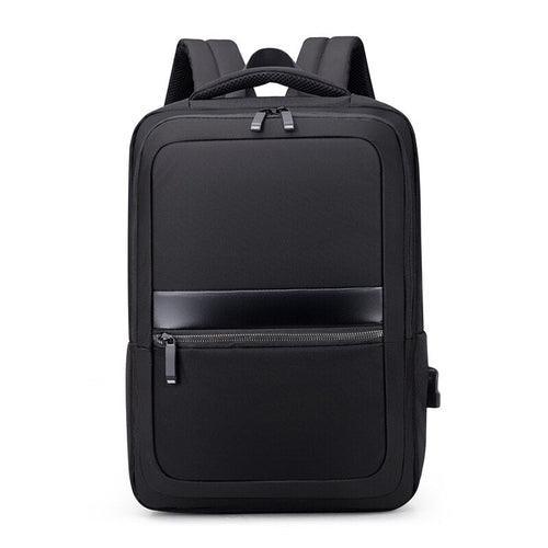 Men's Backpack Multifunction USB Charging Bag Waterproof Oxford Cloth - VirtuousWares:Global