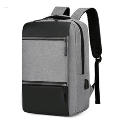 Men's Backpack USB Charging Bag Male Multifunction Waterproof Rucksack - VirtuousWares:Global