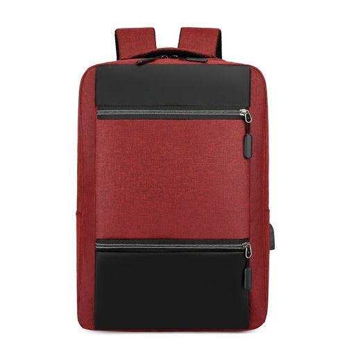 Men's Backpack USB Charging Bag Male Multifunction Waterproof Rucksack - VirtuousWares:Global