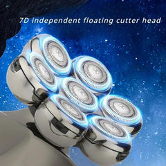Men's Electric Razor Multi-function Electric Shaver Bald Hair - VirtuousWares:Global