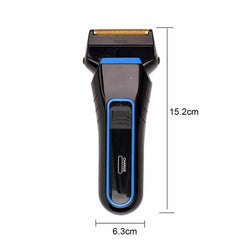 Men's Electric Shaver Razor Rechargeable Reciprocating Double Blade - VirtuousWares:Global