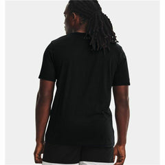 Men’s Short Sleeve T-Shirt Under Armour Basketball Heat Black - VirtuousWares:Global