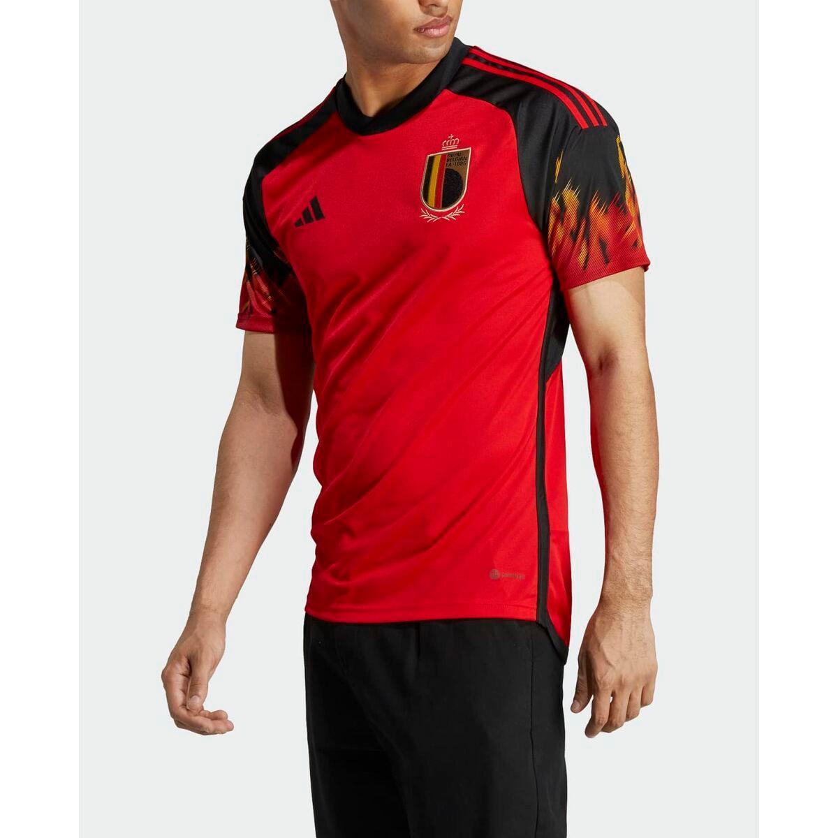 Men's Short-sleeved Football Shirt Adidas Belgium 22 - VirtuousWares:Global