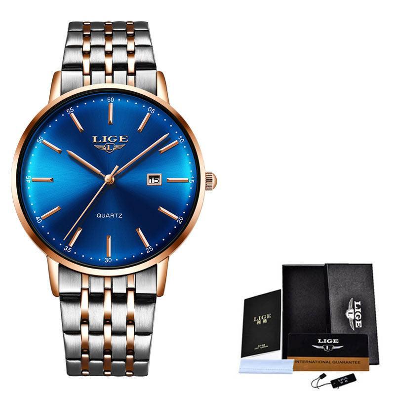Men's Waterproof Stainless Steel Universal Watch - VirtuousWares:Global