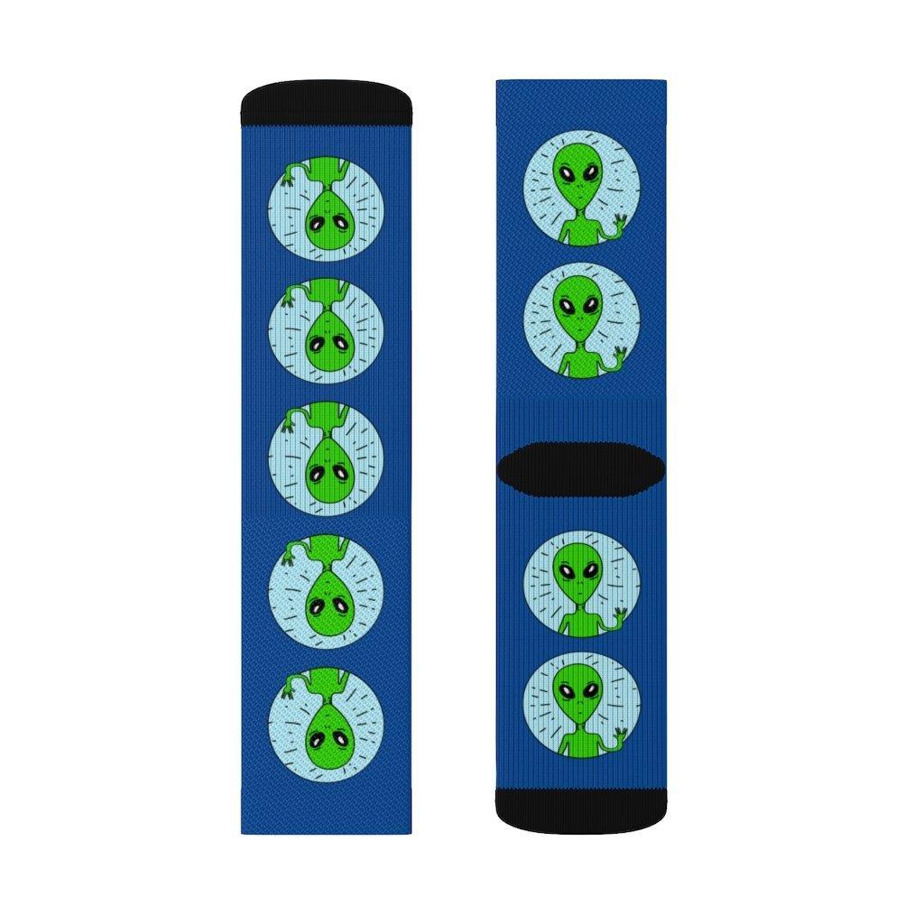 Men's Weird Alien Socks - VirtuousWares:Global