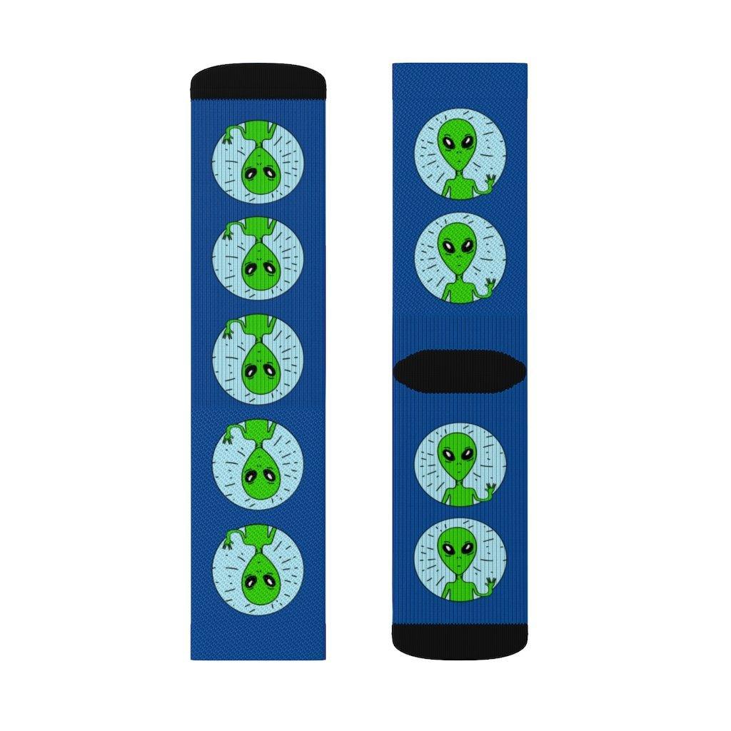 Men's Weird Alien Socks - VirtuousWares:Global