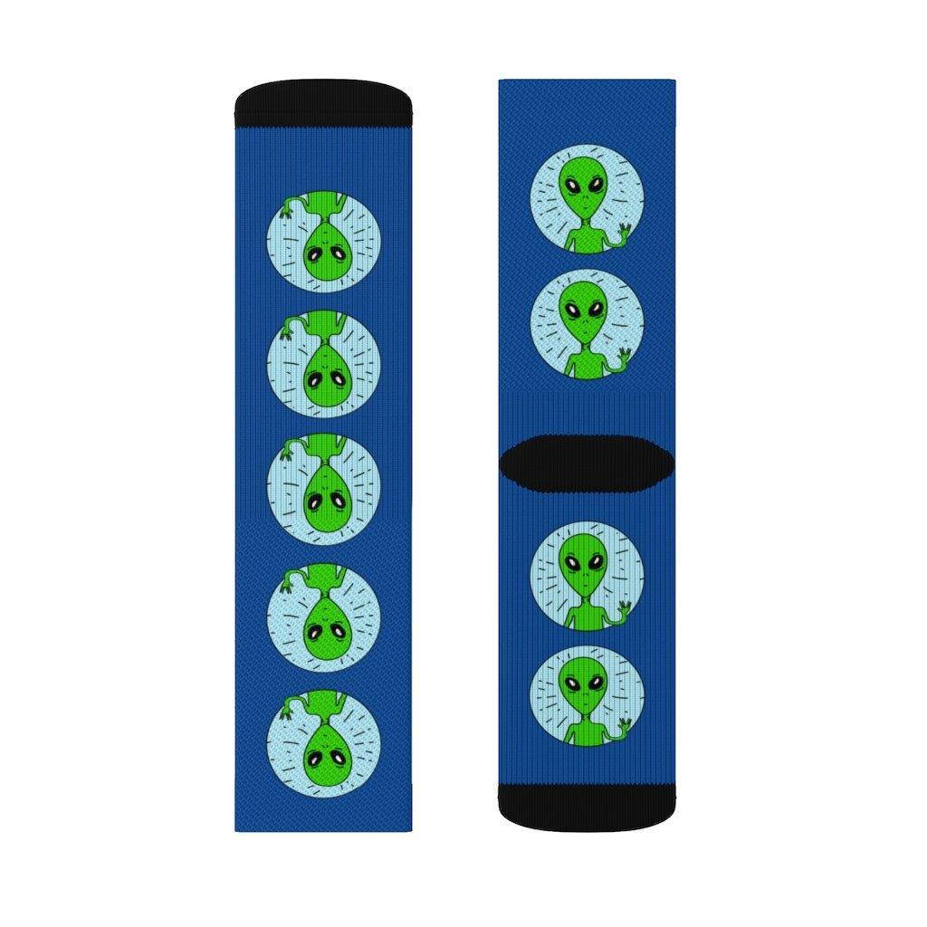 Men's Weird Alien Socks - VirtuousWares:Global