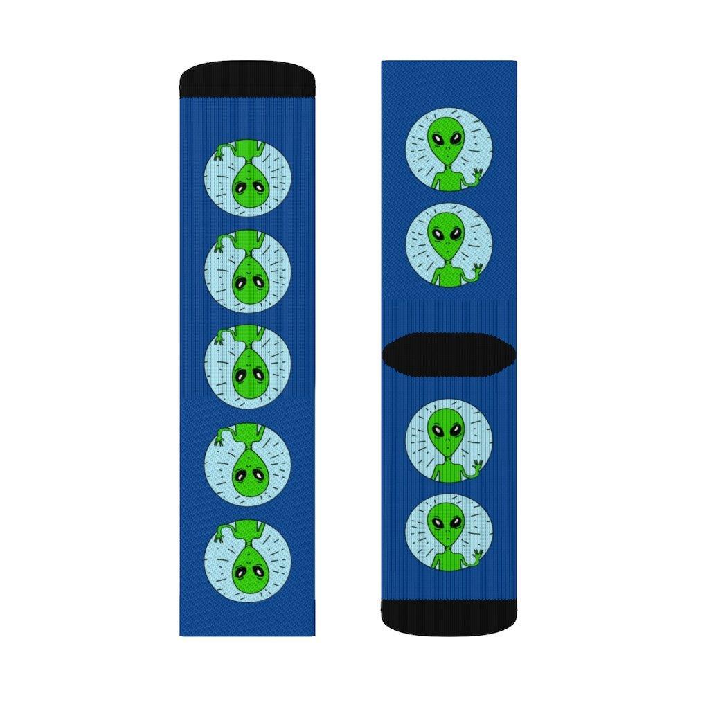 Men's Weird Alien Socks - VirtuousWares:Global