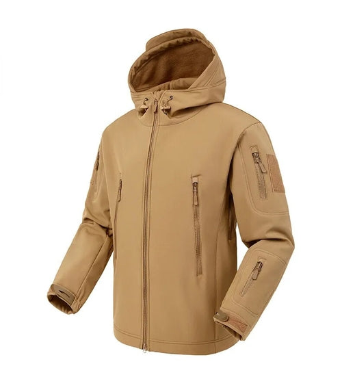 Men US Military Winter Thermal Fleece Tactical Jacket Outdoors Sports - VirtuousWares:Global