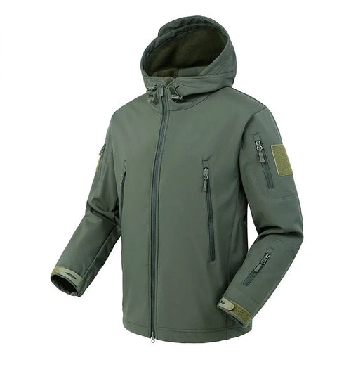 Men US Military Winter Thermal Fleece Tactical Jacket Outdoors Sports - VirtuousWares:Global