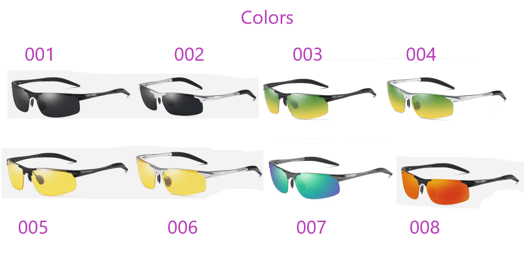 Men Women Polarized Semi-Rimless Driver Rider Sunglasses - VirtuousWares:Global
