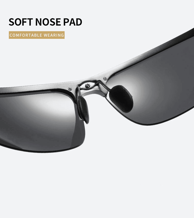 Men Women Polarized Semi-Rimless Driver Rider Sunglasses - VirtuousWares:Global