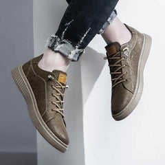 Mens Lace Up Oxford Leather Shoes - VirtuousWares:Global