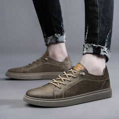 Mens Lace Up Oxford Leather Shoes - VirtuousWares:Global