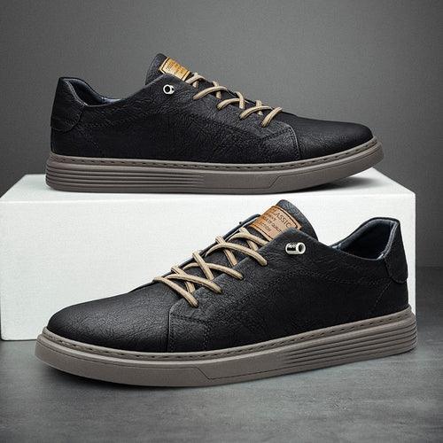 Mens Lace Up Oxford Leather Shoes - VirtuousWares:Global
