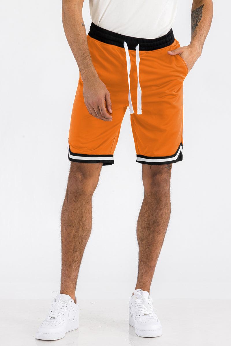 Mens Striped Basketball Active Jordan Shorts - VirtuousWares:Global