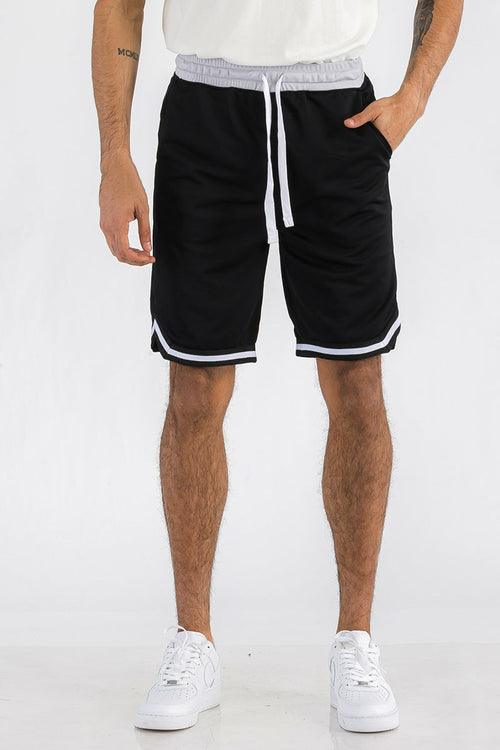 Mens Striped Basketball Active Jordan Shorts - VirtuousWares:Global