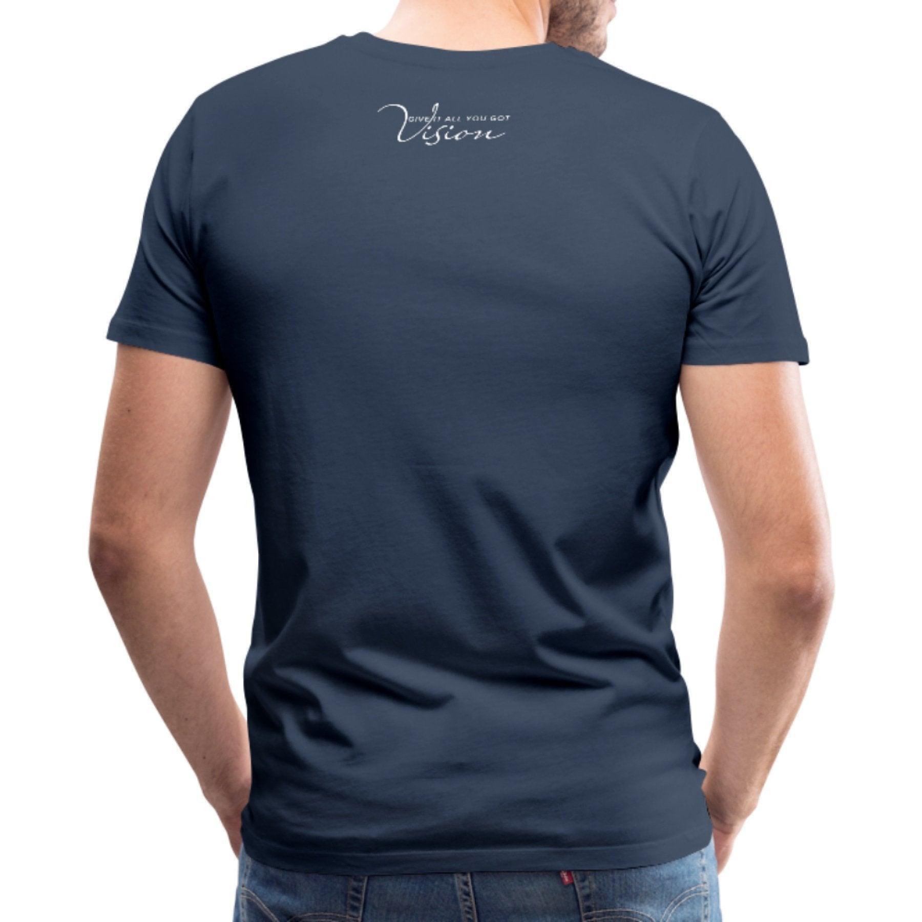 Mens T-shirt, Vision Give It All You Got Graphic Tee - VirtuousWares:Global