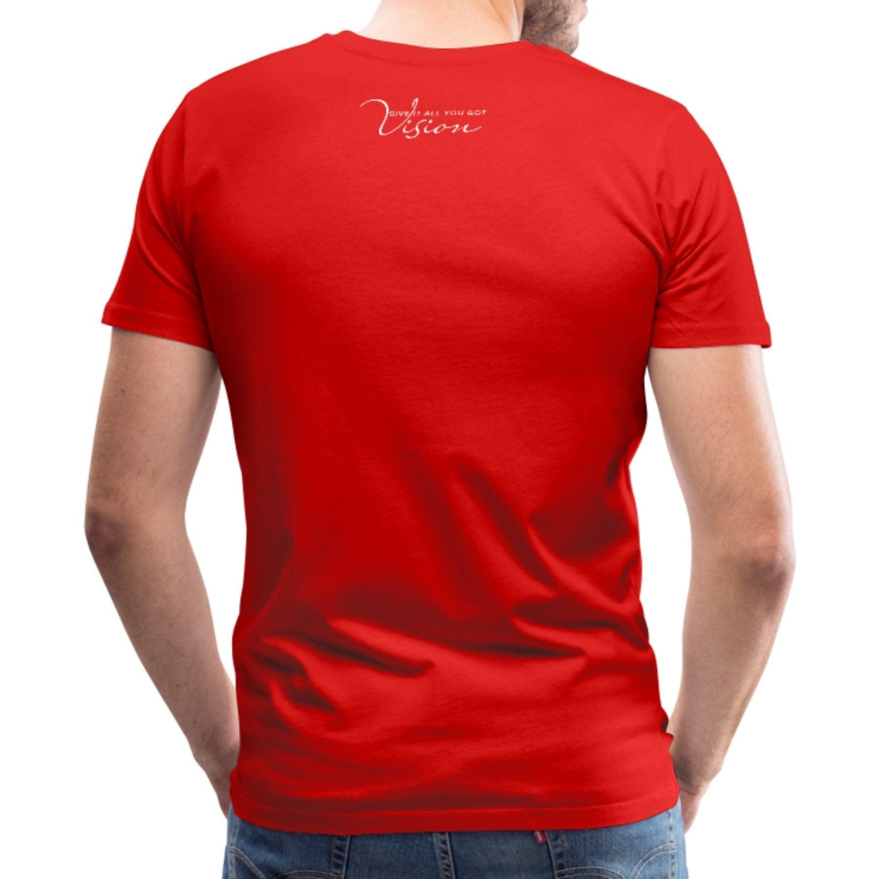 Mens T-shirt, Vision Give It All You Got Graphic Tee - VirtuousWares:Global