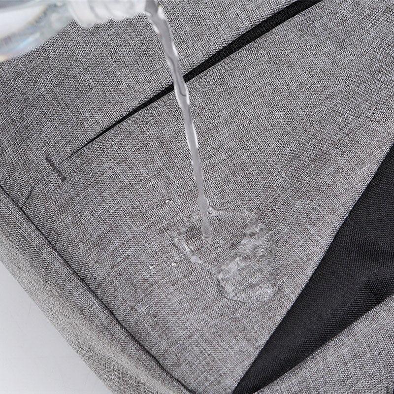 Mens Waterproof Oxford Cloth Backpacks Multifunctional USB Charging - VirtuousWares:Global