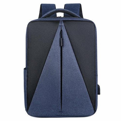 Mens Waterproof Oxford Cloth Backpacks Multifunctional USB Charging - VirtuousWares:Global
